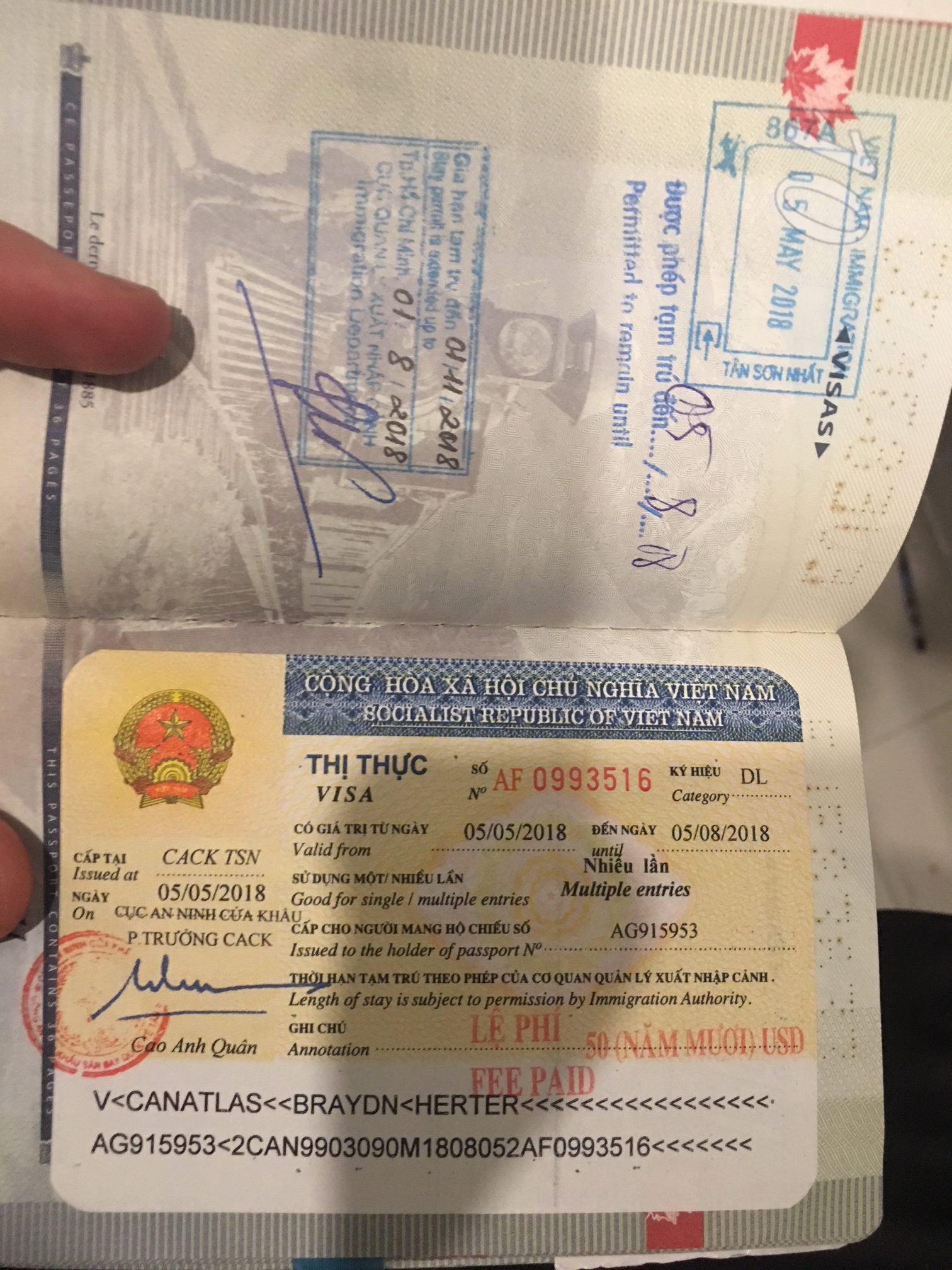 How Much Does It Cost For Three Month Multiple Entry Visa To Vietnam 