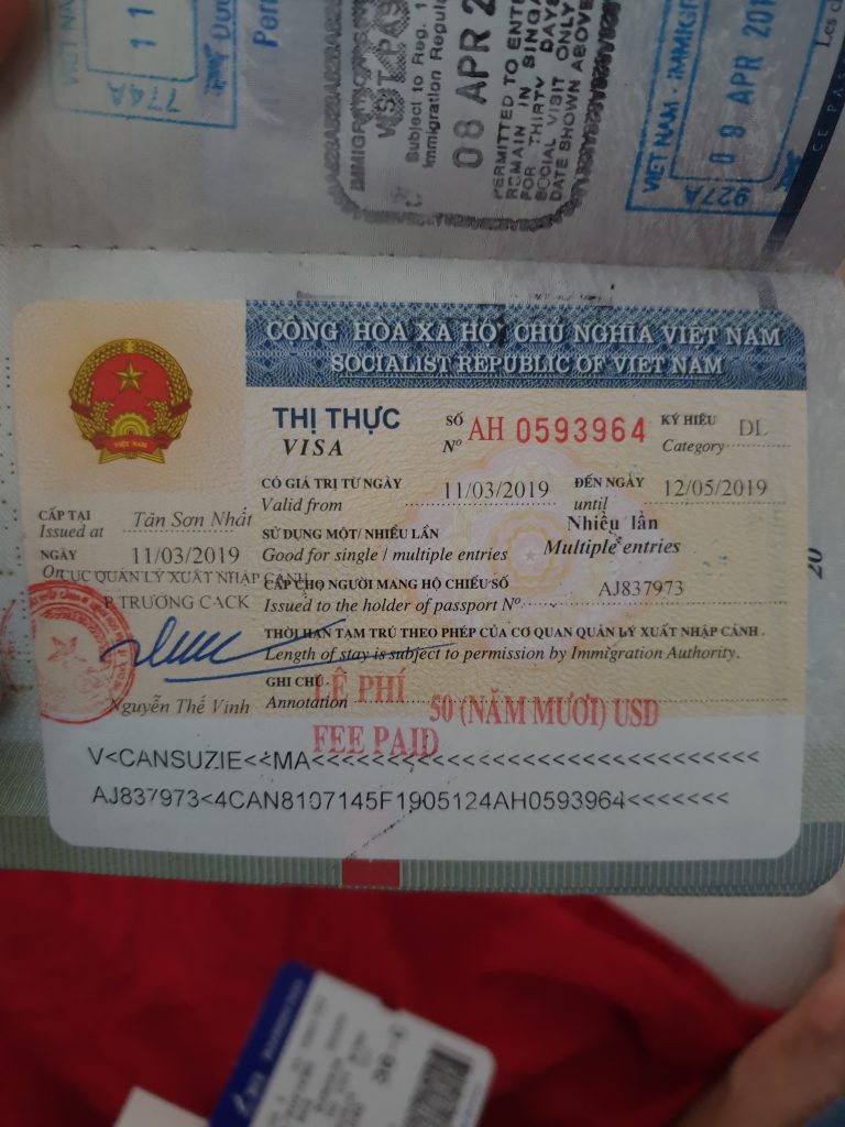vietnam visa at ho chi minh city airport